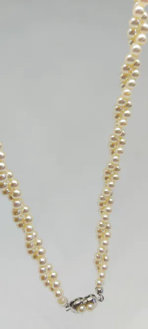 Zoetwaterparel Collier met zilver slotje 835, 41,8 cm lang kopen? Bied vanaf 65!