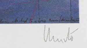 Christo - Handgesigneerd exemplaar Surrounded Islands + boek met gesigneerde artcard! - Ingelijst kopen? Bied vanaf 1!