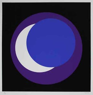 Genevieve Claisse - Abstracte compositie - Giclée 2015 - handgesigneerd - oplage 40 kopen? Bied vanaf 155!