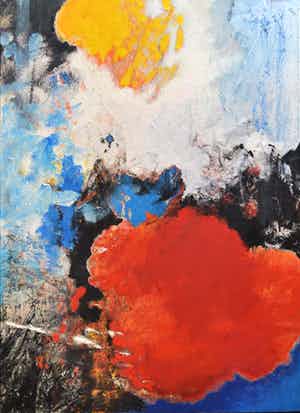 Bert van Zelm - Yellyfish in the wet ocean verkocht voor € 300!