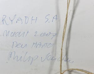 Philip Vencken - Olieverf op doek, Gezicht op Riyadh (Groot) kopen? Bied vanaf 1!