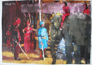 Rob Houdijk - "Circus" - piëzografie - speciale uitgave 2008 kopen? Bied vanaf 90!