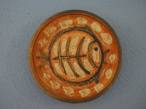 Jan van Stolk - Fraai bord met vis kopen? Bied vanaf 28!