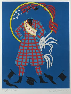 Robert Indiana - Litho, Jenny Reefer uit Mother of us All - Ingelijst kopen? Bied vanaf 1!