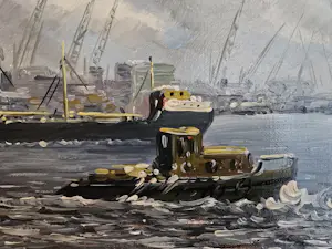 Marius de Jongere - Havenzicht Rotterdam kopen? Bied vanaf 450!