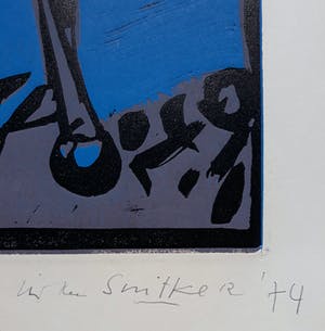 Willem Snitker - Don Quichot, linosnede kopen? Bied vanaf 60!