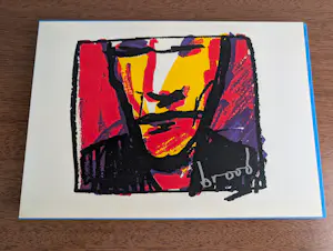 AcheterHerman Brood - Woedend Licht incl Zeefdruk? Enchérissez de 150!