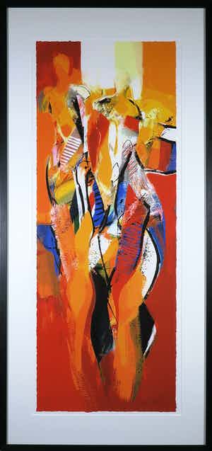 Peter Meijer - Zeefdruk, Zonder Titel 1 - Ingelijst (Groot) verkocht voor € 50!