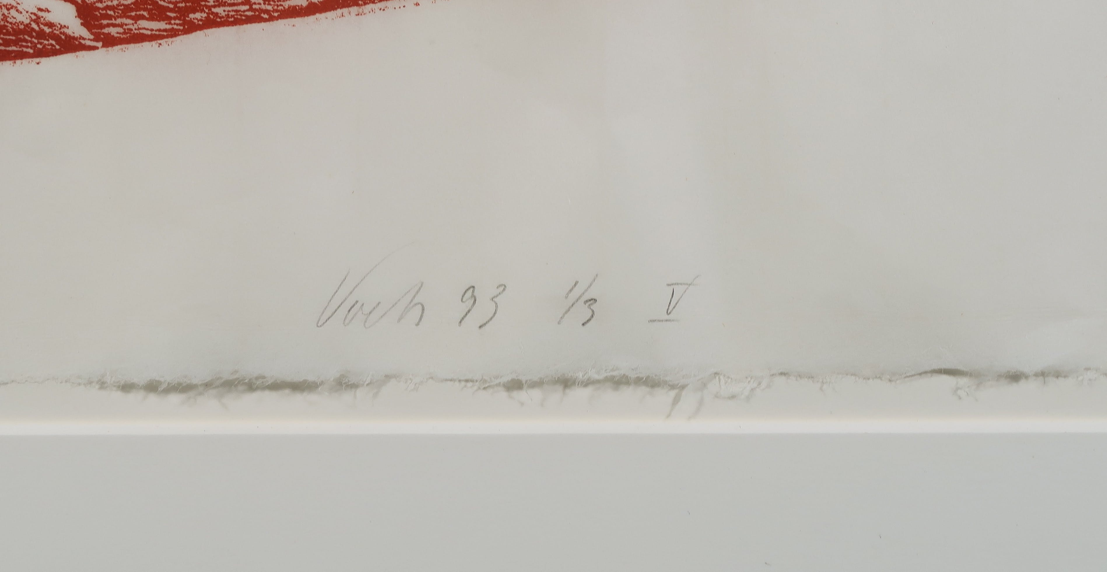 Sjef Voets - Houtsnede, Zonder titel V - Ingelijst kopen? Bied vanaf 20!