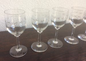 Royal Leerdam - ZEVEN PORTGLAZEN kopen? Bied vanaf 17!