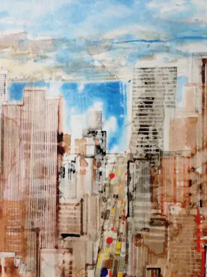 Gottfried Salzmann - Gesigneerde giclée - "NY Perspective I" - EA kopen? Bied vanaf 120!