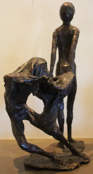 Karel Gomes - Bronzen beeld: 2 danseressen kopen? Bied vanaf 499!