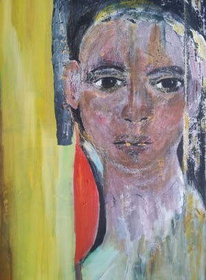 Niet of onleesbaar gesigneerd - Portret vrouw. kopen? Bied vanaf 10!