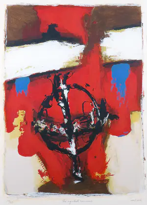 Hans Vanhorck - Zeefdruk, The symbol remains - Ingelijst kopen? Bied vanaf 1!