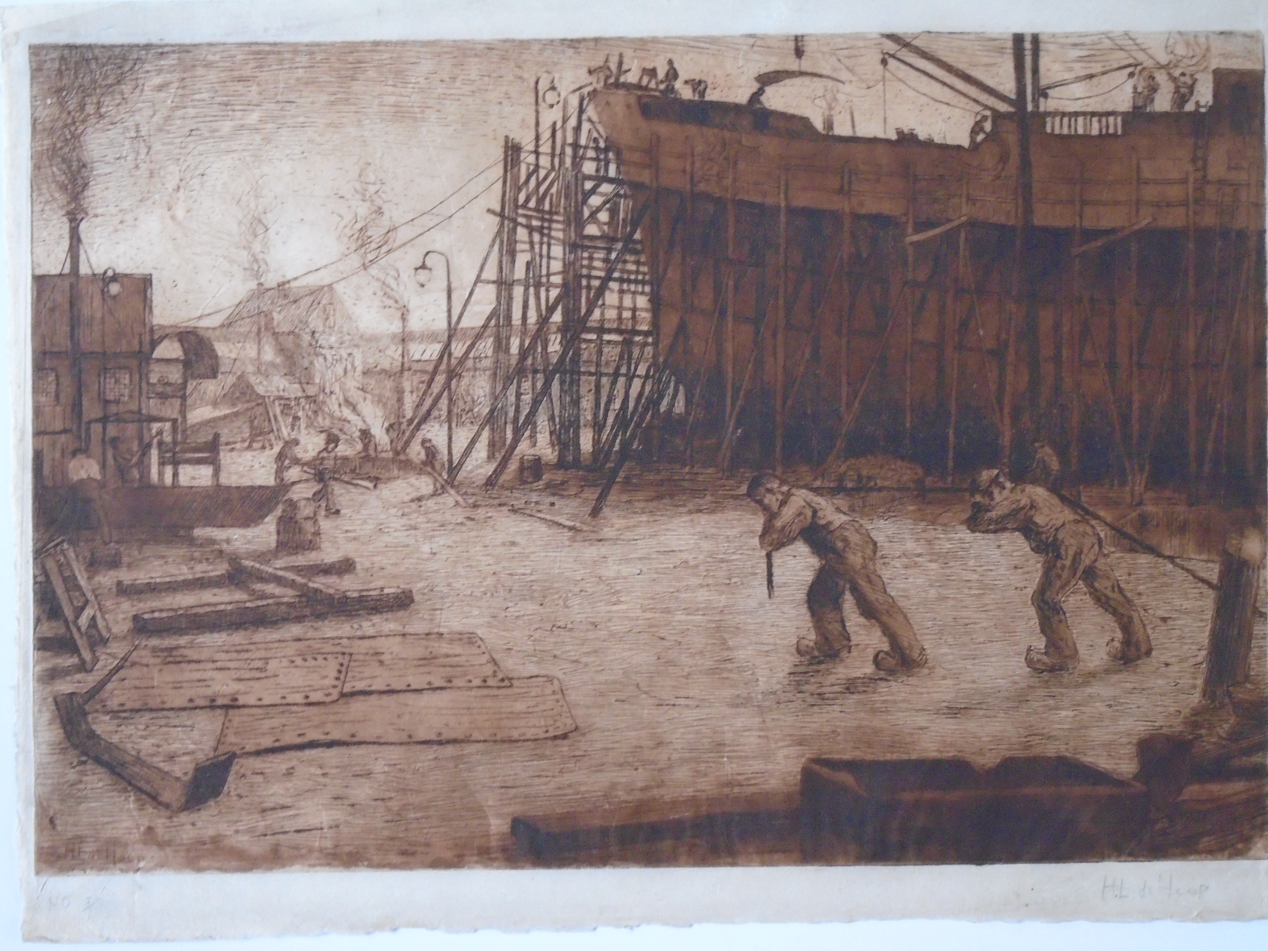 Hendrik de Hoog - Scheepswerf verkocht voor € 40!