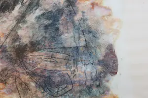 John Lie a Fo - Gemengde techniek op papier, Begrafenisrite Caraiben (Zeer groot) kopen? Bied vanaf 1!