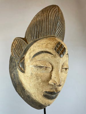 Punu - 220307 African Punu-Lumbo mask - Gabon. kopen? Bied vanaf 45!