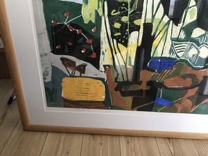 Vincent van Ojen - Houtsnede - ingelijst kopen? Bied vanaf 225!