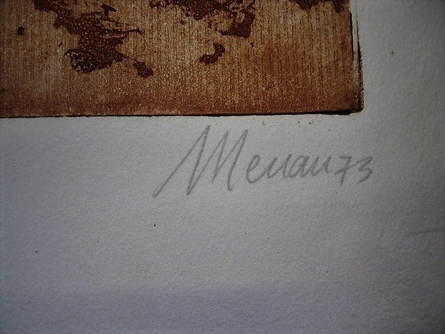 Manuel Menan - Madrileens Graficus - "Naakt voor open Raam" Zeer beperkte Oplage (25) kopen? Bied vanaf 1!