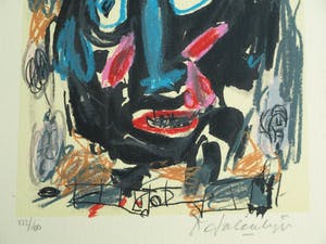 Kees Salentijn - Ingelijste litho , Hoofd kopen? Bied vanaf 40!