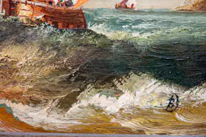 Niet of onleesbaar gesigneerd - 2x Hollandse School Zeelandschappen (XX) kopen? Bied vanaf 1!