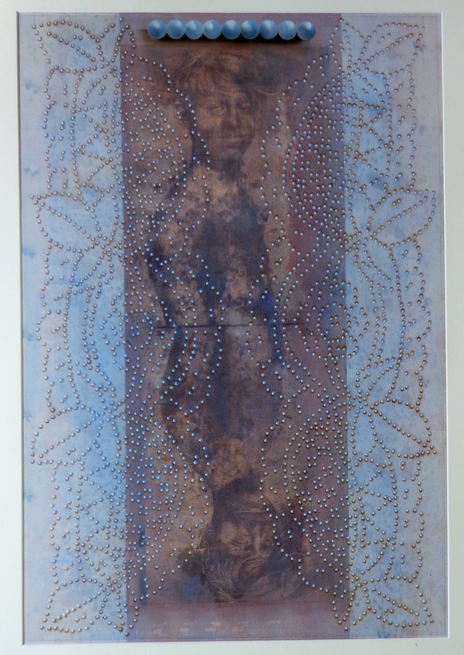 Eugene Jongerius - DUBBEL JONGENSPORTRET / ORIGINEEL WERK / 117x86cm / KADER / SIG / 1995 verkocht voor € 75!
