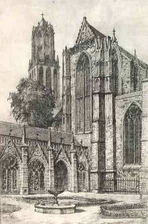 Marius Johannes Janssen - B8834 - Utrecht, Kloostergang verkocht voor € 50!