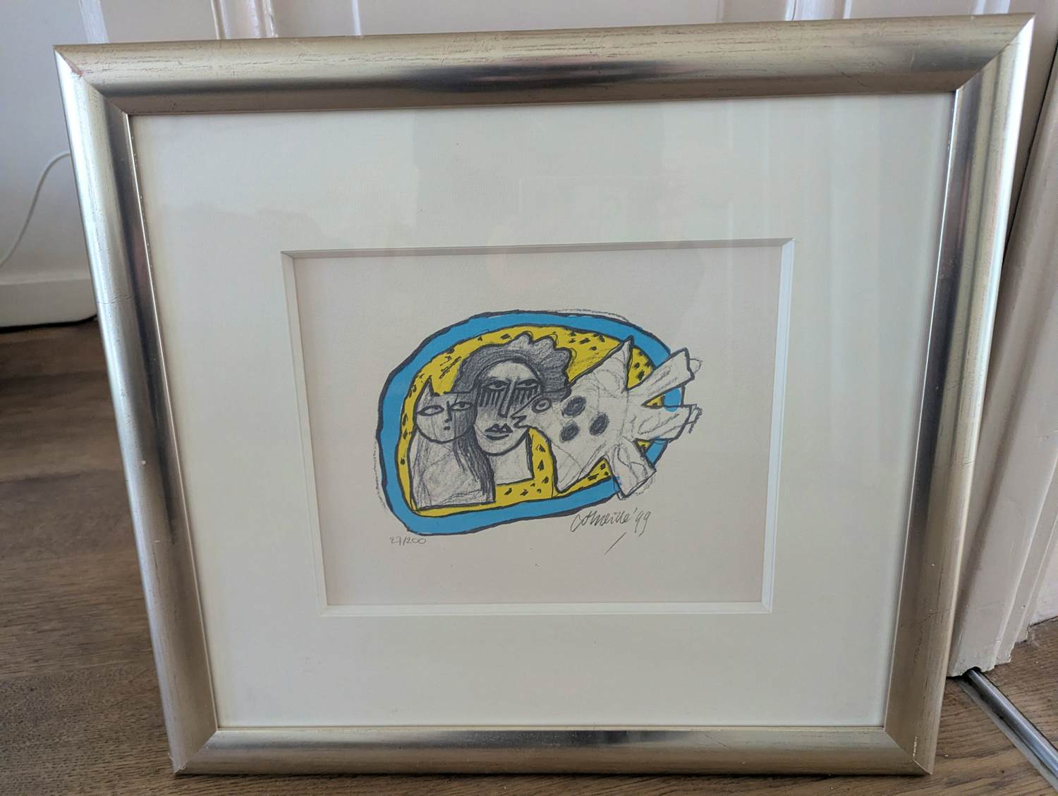 Corneille - Cat, Bird and Woman Lithograph #1 kopen? Bied vanaf 75!