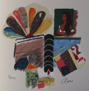 Hugo Claus - Jaski Art Catalogus - gesigneerde zeefdruk + boek in linnen kaft kopen? Bied vanaf 80!