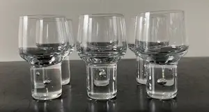 Kosta Boda - 6 stijlvolle midcentury sherryglazen "Mambo" / Vicke Lindstrand kopen? Bied vanaf 30!