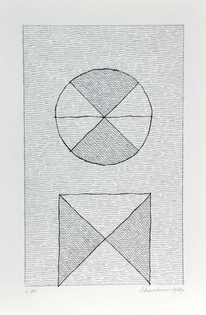 Jan Schoonhoven - 1 zeefdruk "Vorm" + de originele verzamelmap met teksten kopen? Bied vanaf 250!