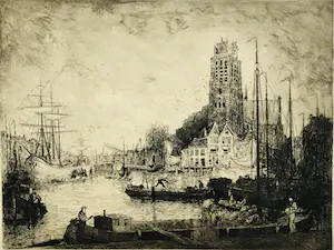 Martin van Waning - Gezicht op Dordrecht kaufen? Bieten Sie von 35!