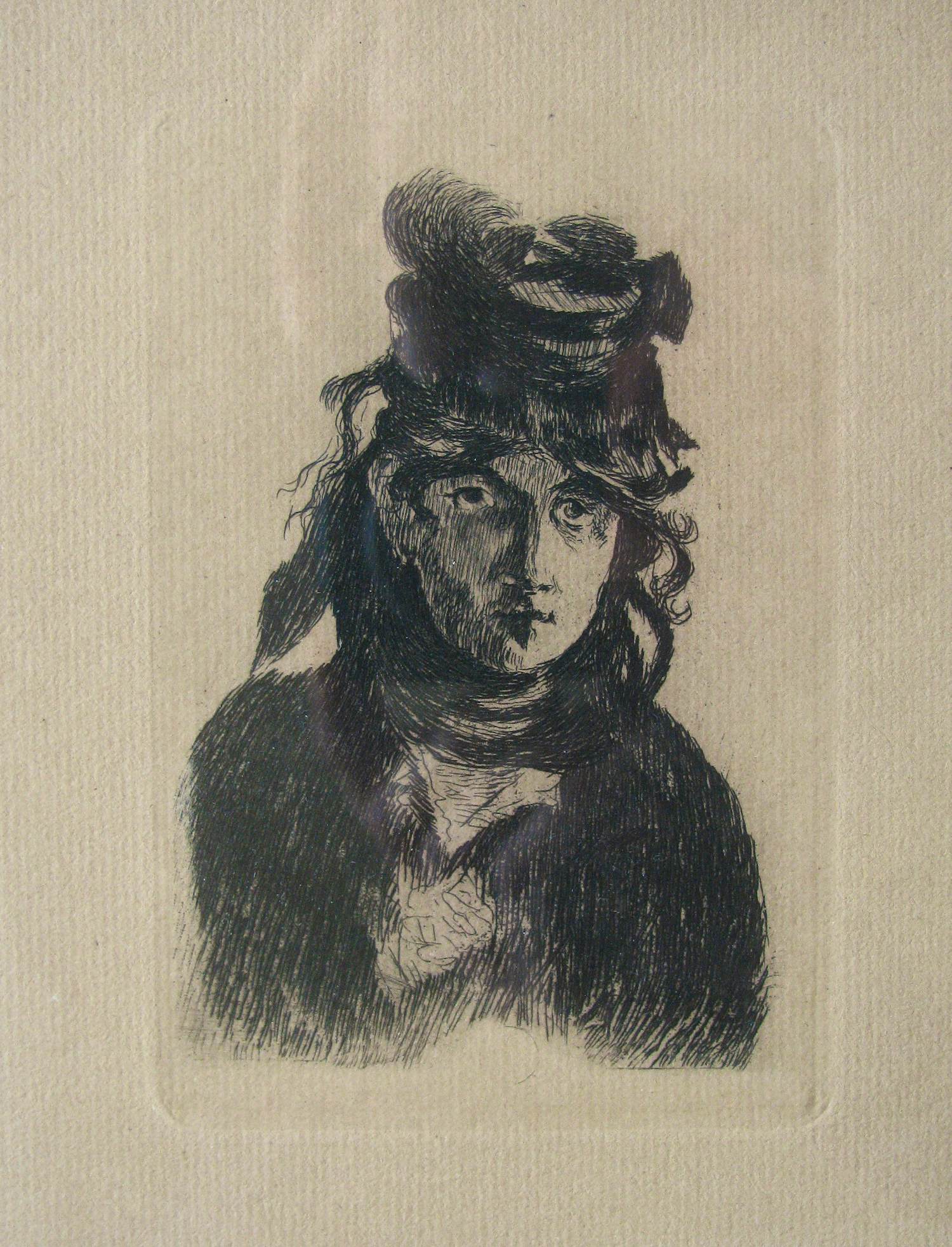 Edouard Manet - BERTHE MORISOT verkocht voor € 300!