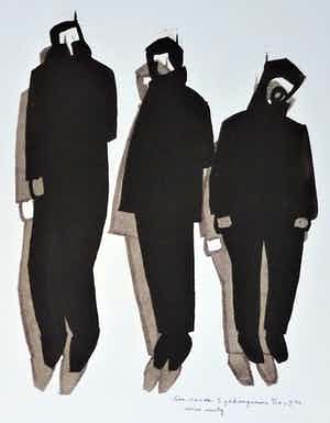 Wim Motz - 3 gehangenen verkocht voor € 49!