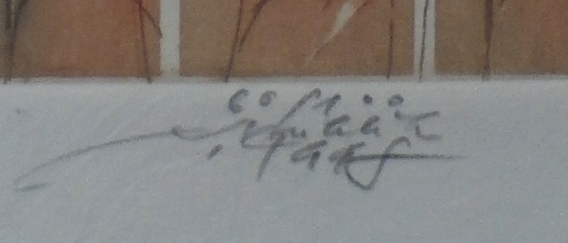 Ladislav Kuklik - Ets: "Ode for a chair" - 1998 kopen? Bied vanaf 40!