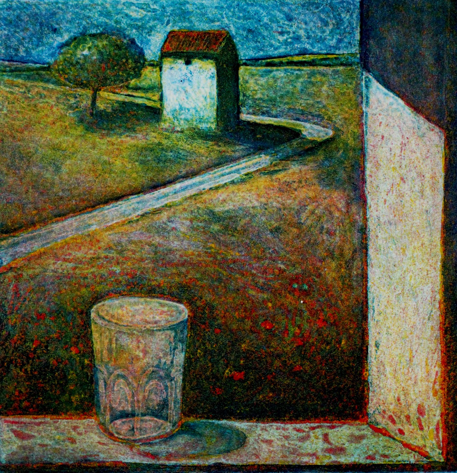 Elmar Gille - Ets/aquatint: 'La Partenza' verkocht voor € 90!