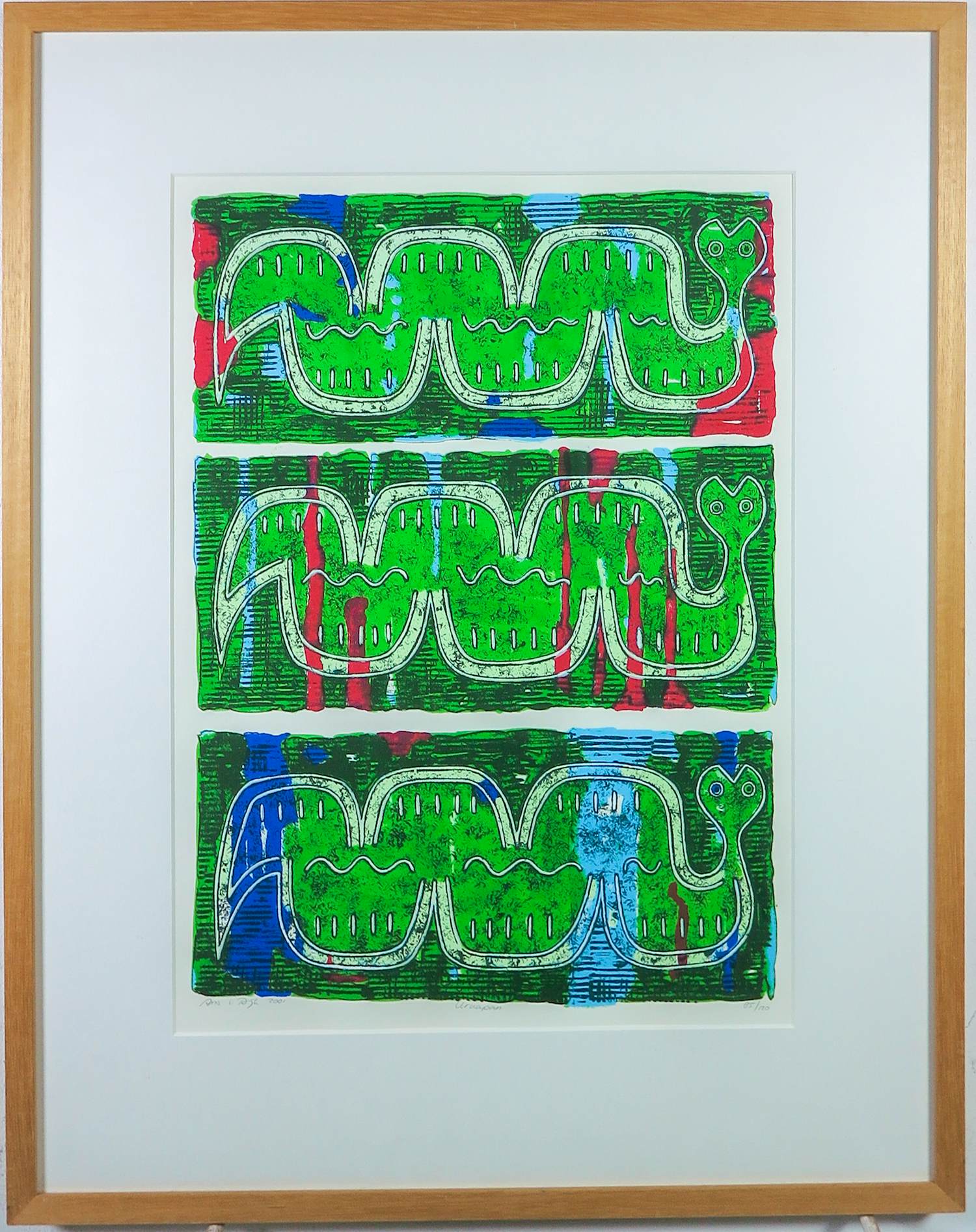 Ans van Dijk - Zeefdruk, Uruapan - Ingelijst kopen? Bied vanaf 35!