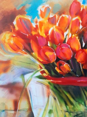 Elena Polyakova - Tulpen in vaas kopen? Bied vanaf 75!