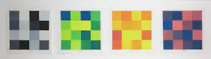 Rob Scholte - Gouache op papier, The four seasons - Ingelijst (Groot) kopen? Bied vanaf 350!