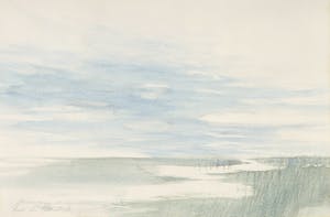 Wim de Bruin - Aquarel op papier, Landschap kopen? Bied vanaf 1!