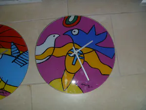 Corneille - 2 klokken met afbeeldingen van Corneille kopen? Bied vanaf 50!