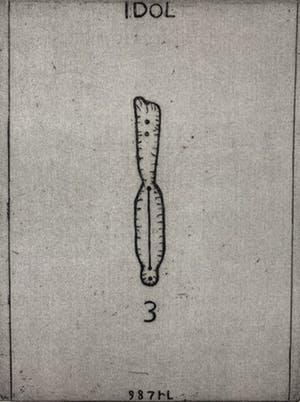 Reinier Lucassen - grote ets - 'Idol 3' - 1988 (Kleine oplage) kopen? Bied vanaf 140!