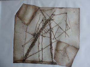 Werner Moonen - Abstracte Ets, zonder titel kopen? Bied vanaf 40!