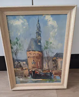 Jan Kelderman - Haven van Hoorn met toren kopen? Bied vanaf 75!