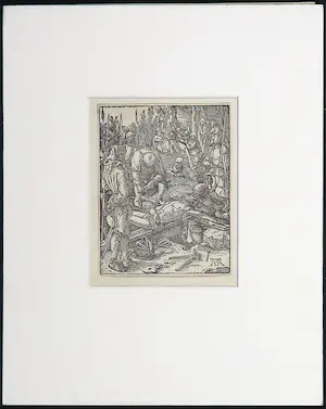 Albrecht Durer - Houtsnede, Christus aan het kruis genageld kopen? Bied vanaf 1!