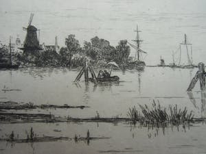 Carel Nicolaas Storm van 's-Gravesande - DORDRECHT-GEZICHT BIJ DE BIESBOSCH kopen? Bied vanaf 40!