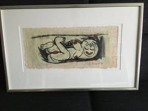 Hans Innemee - Uniek ingelijste erotische zeefdruk kopen? Bied vanaf 185!
