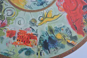 Marc Chagall - Plafond van de Opéra Garnier, lithografie kopen? Bied vanaf 100!