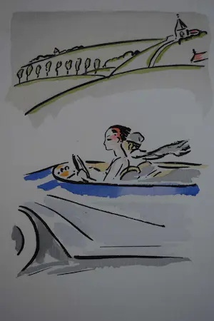Kees van Dongen - Pochoir - Het autootje kopen? Bied vanaf 450!