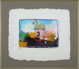 Theo Koster - Zeefdruk en collage, 3 - Ingelijst kopen? Bied vanaf 20!